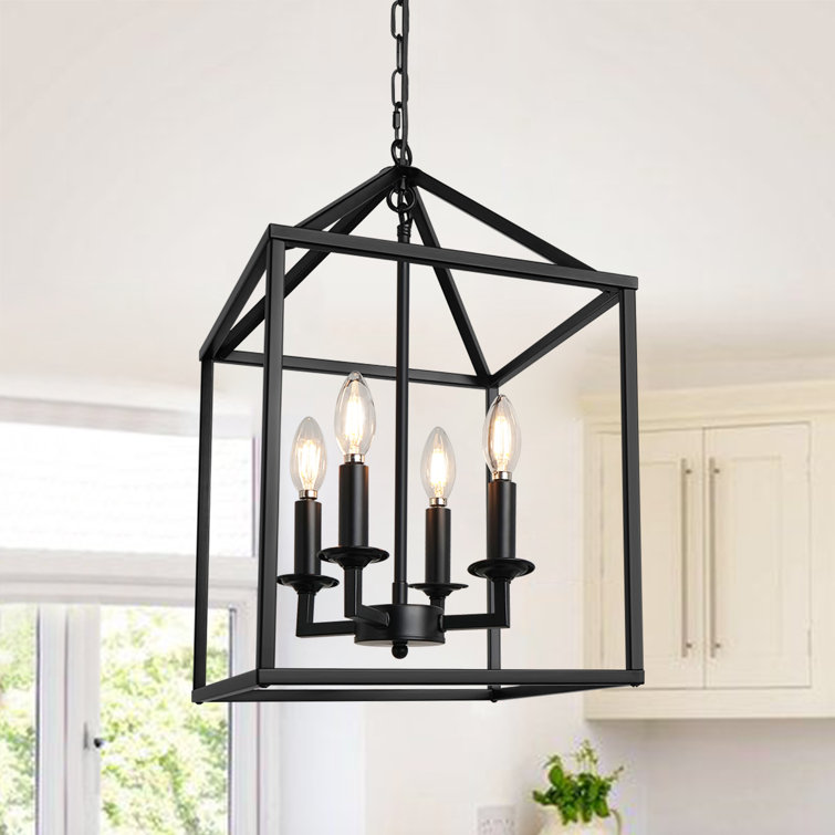 Black lantern online light fixture